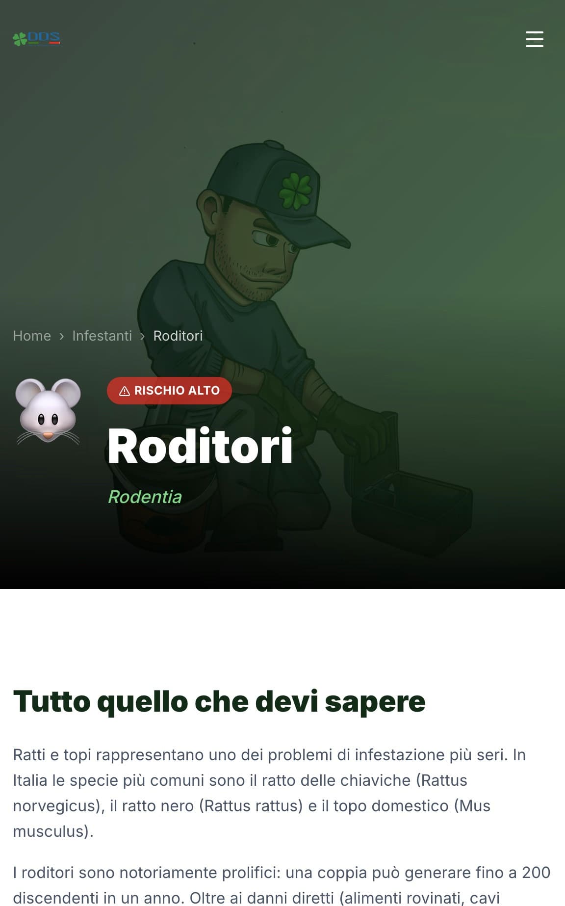 Sezione servizi